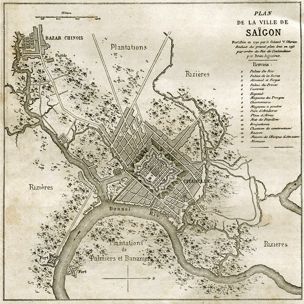 Map of Saigon 1790
