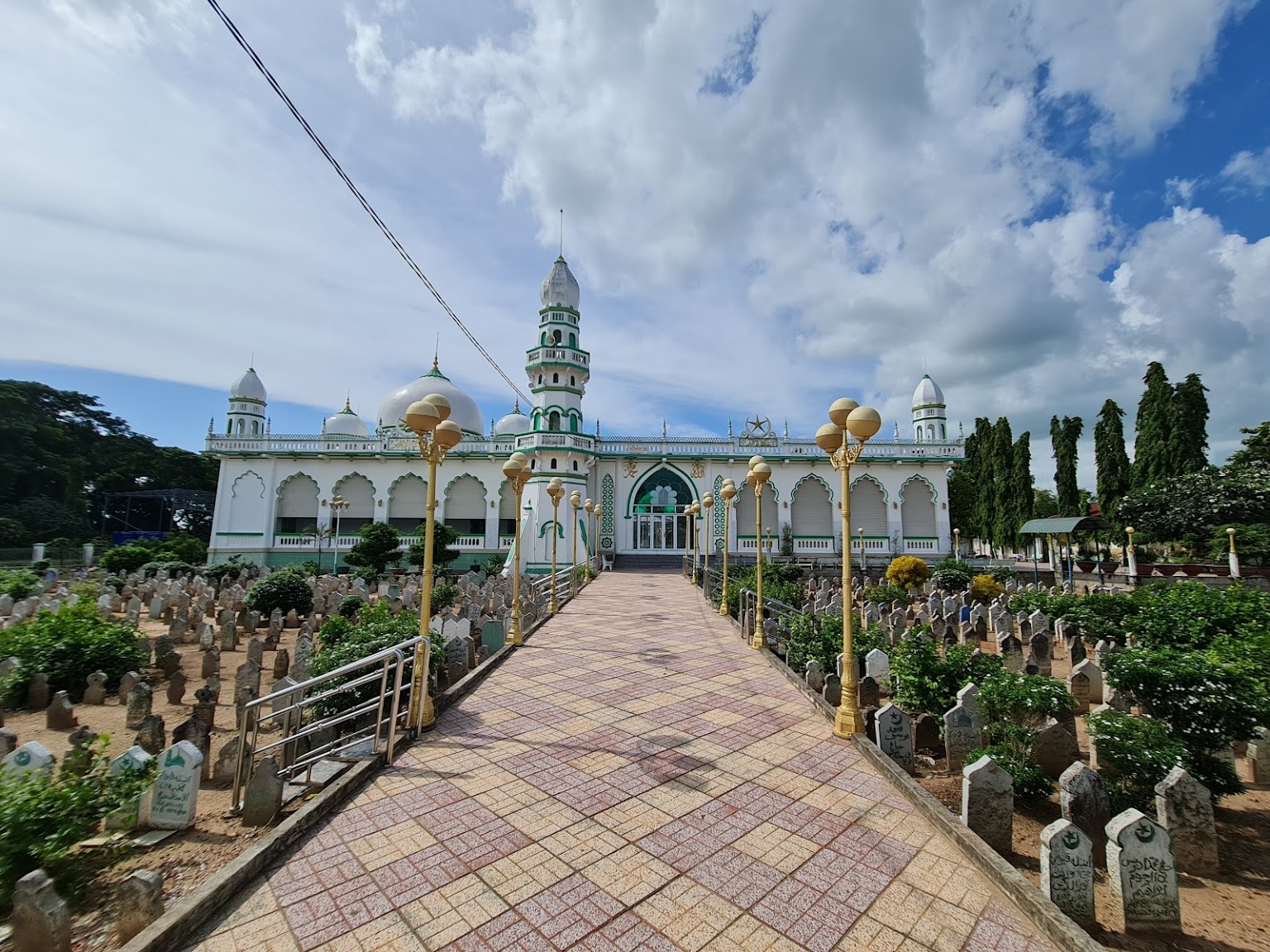 Masjid Jamiul Azhar Mosque Cemetery in An Giang