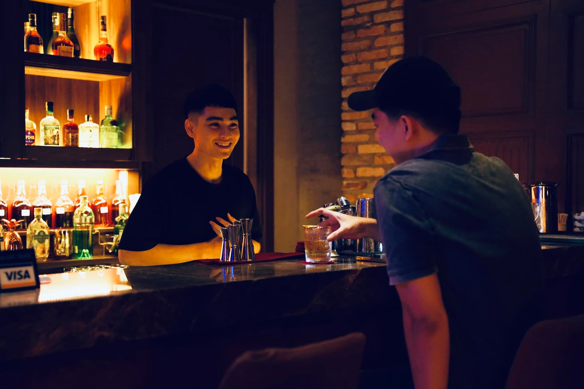 Lee's Lounge bartender