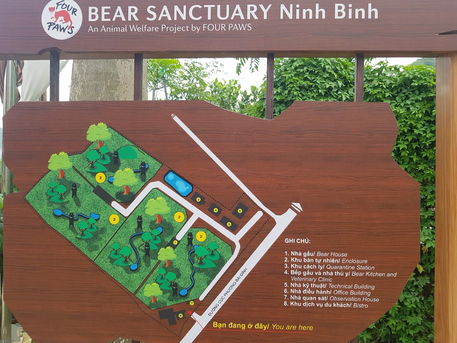 Bear Sanctuary Ninh Binh Map