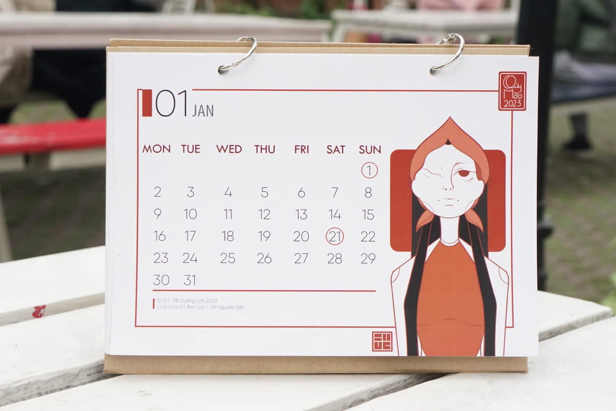 Vietnamese Calendars for 2023_PAT Store calendar