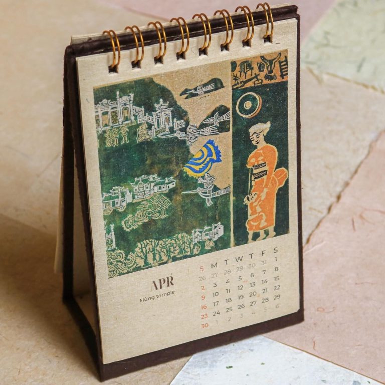 Vietnamese Calendars for 2023_dó paper