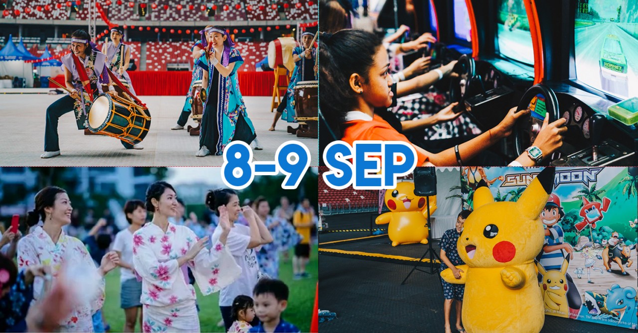 Singapore Sports Hub's PopUp Japanese Summer Festival Has 100+ F&B