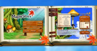 Maple Story - COver image login page
