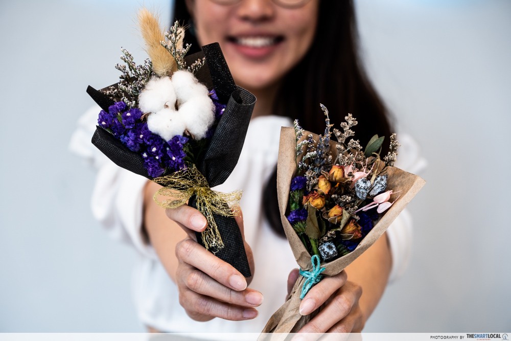 ids skincare singapore dried flowers