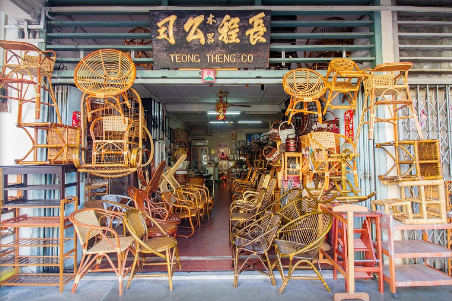 Joo Chiat Katong instawalk - teong theng co rattan shop