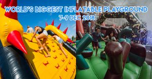 THE BEAST INFLATABLE OBSTACLE COURSE