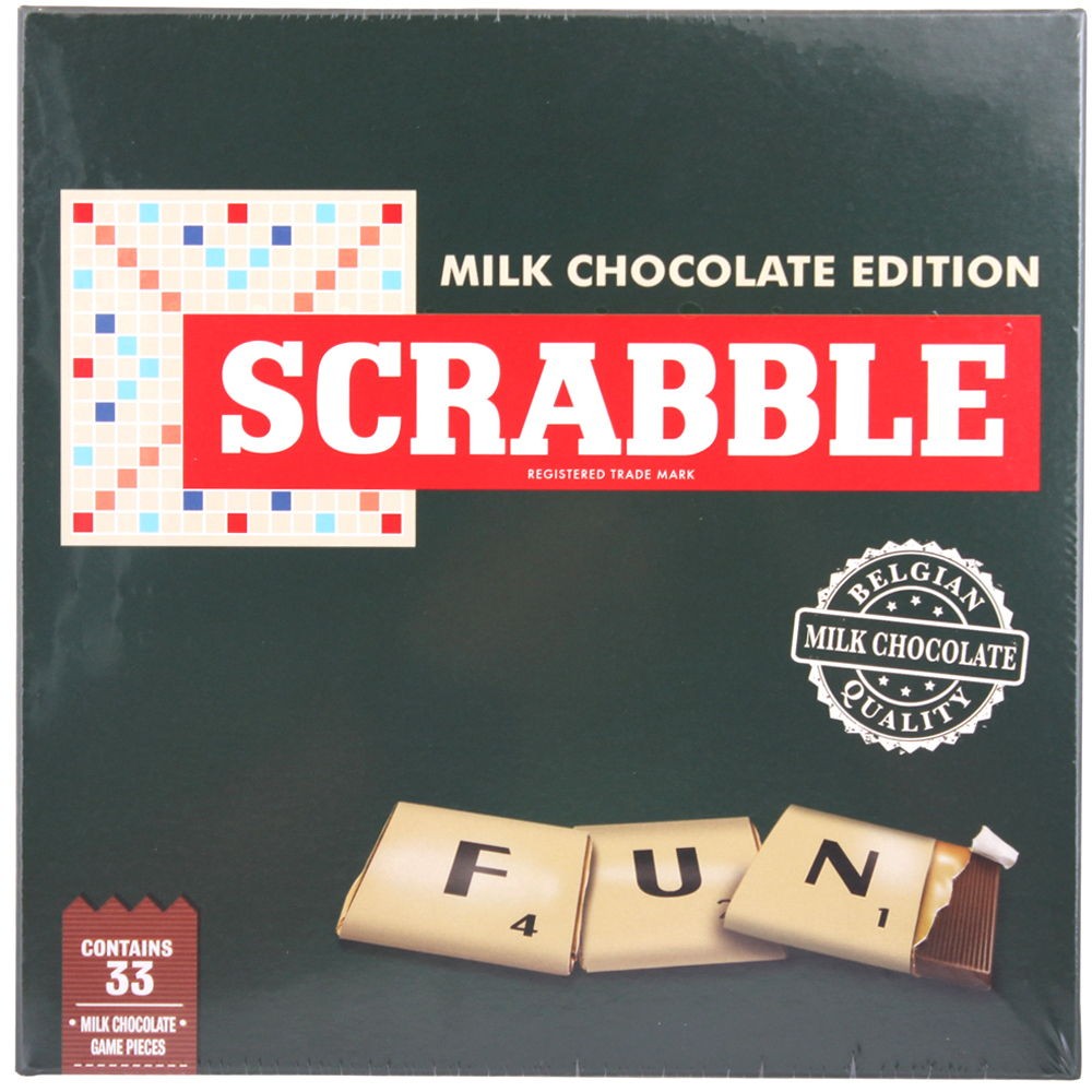 Scrabble chocolate honestbee