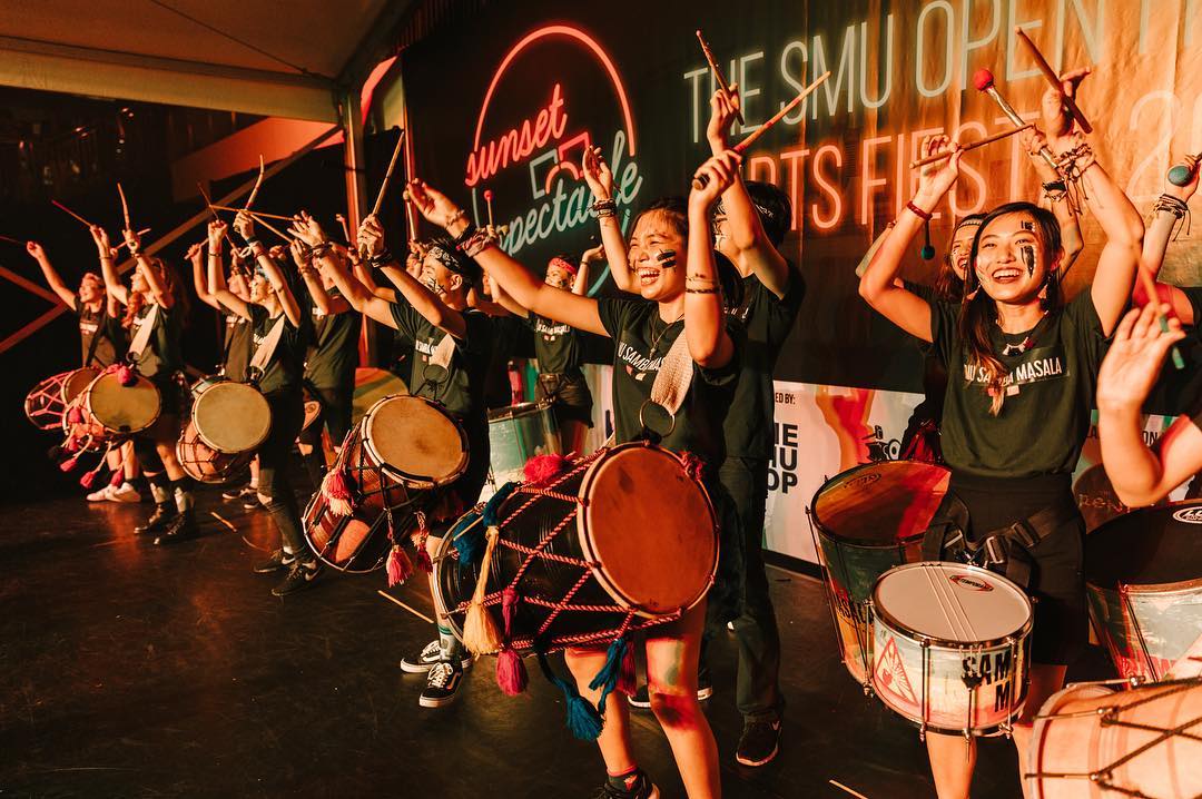 Singapore Sports Hub season of giving - SMU samba masala