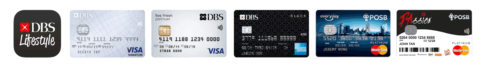 DBS/POSB cards