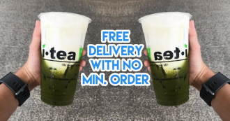bubble tea delivery singapore free