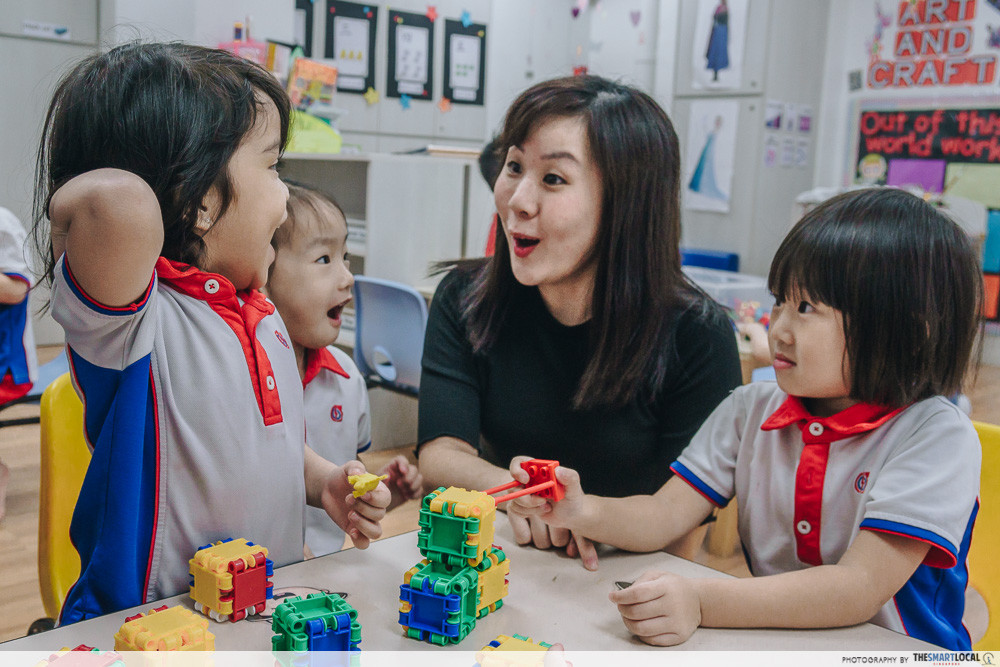 childcare centre singapore interactive learning