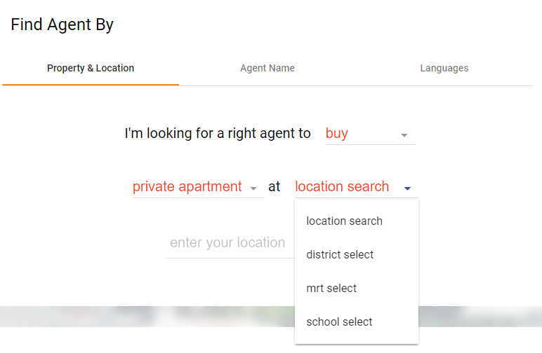 Customise your property search according to the criteria that best suits your needs. 