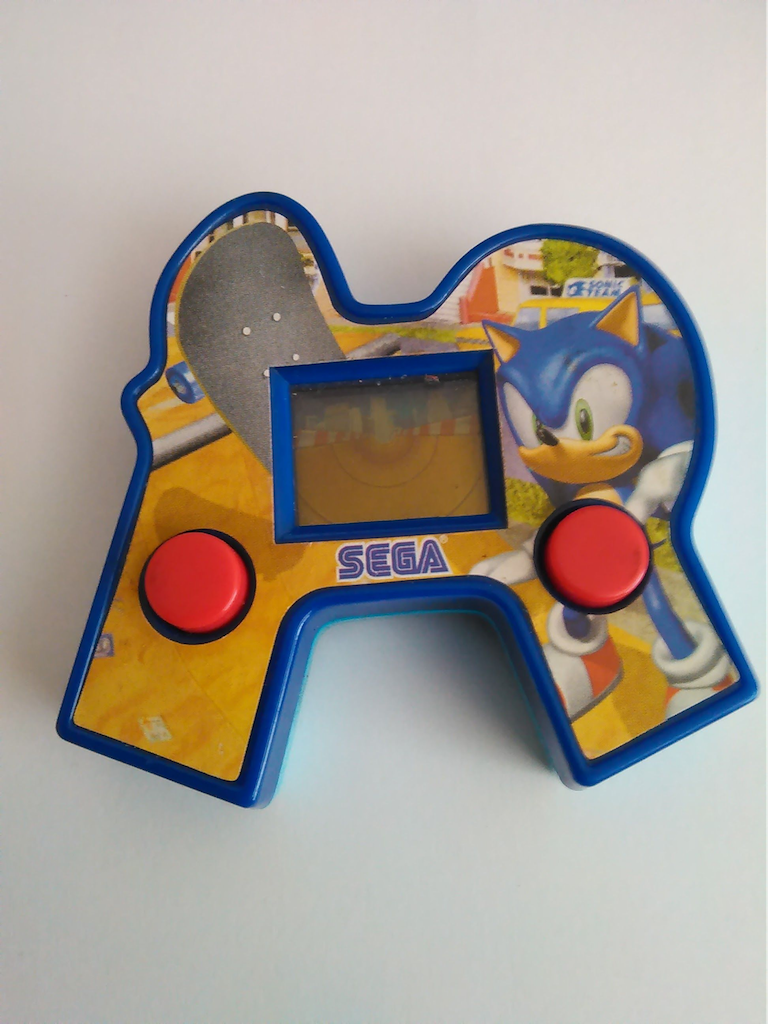 sonic game console happy meal toy singapore 2004