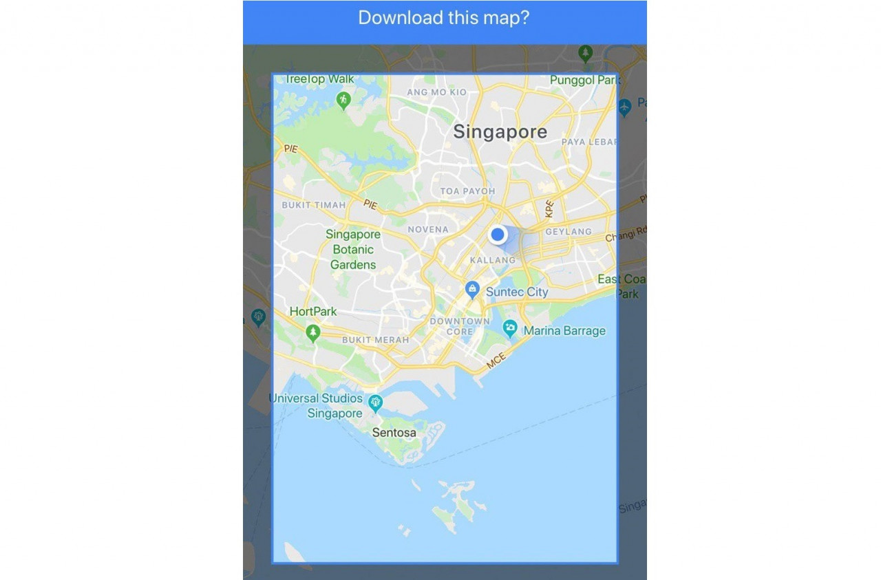 Save data - use Google Maps offline