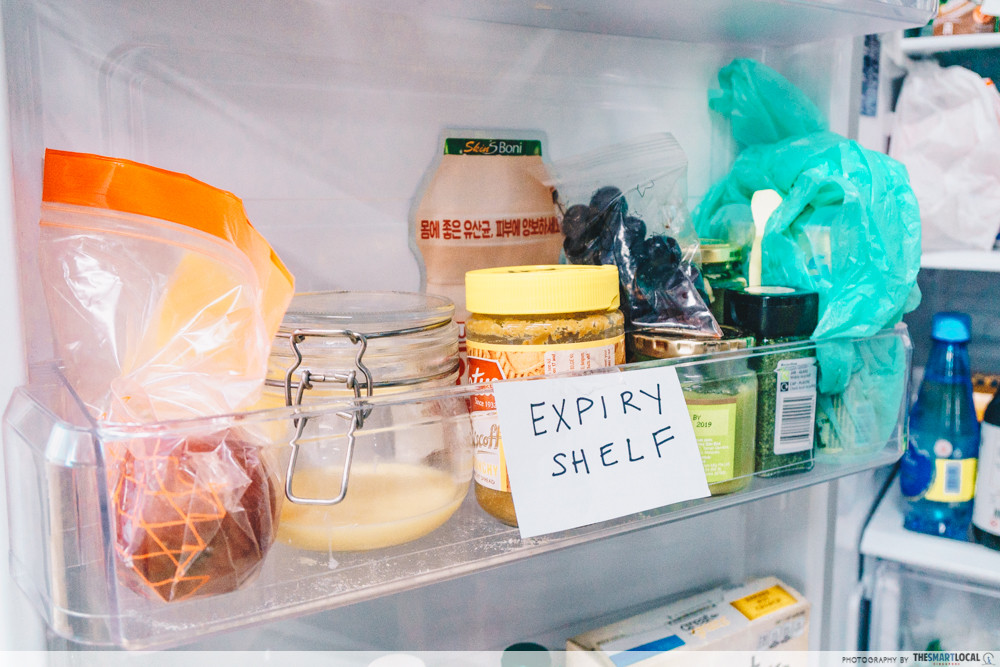 fridge expiry shelf 