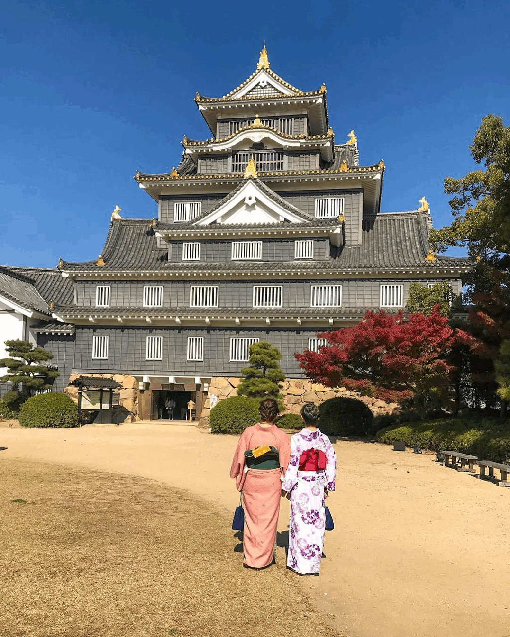 kimono Okayama castle