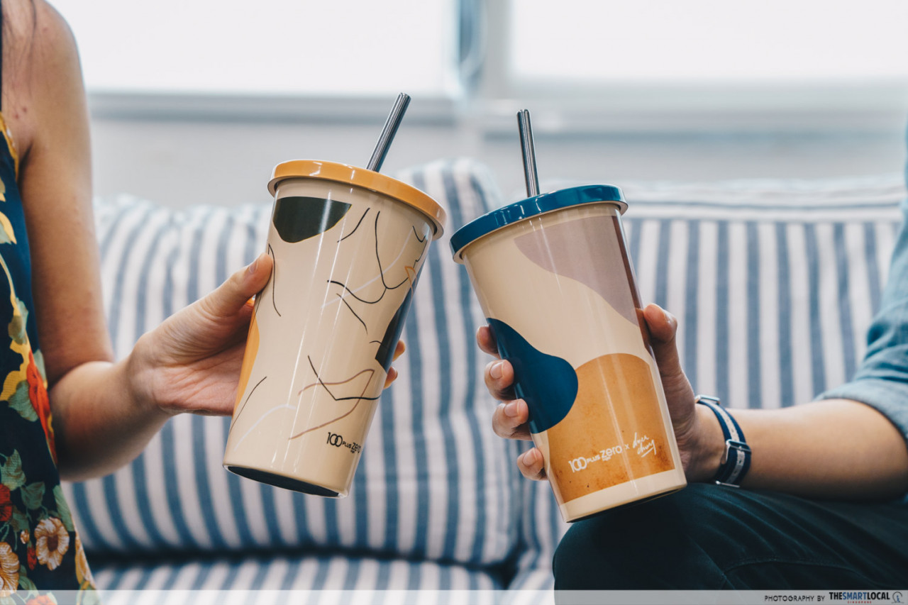 Limited-edition tumblers by Drea Chong