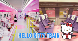 Hello Kitty Shinkansen bullet train