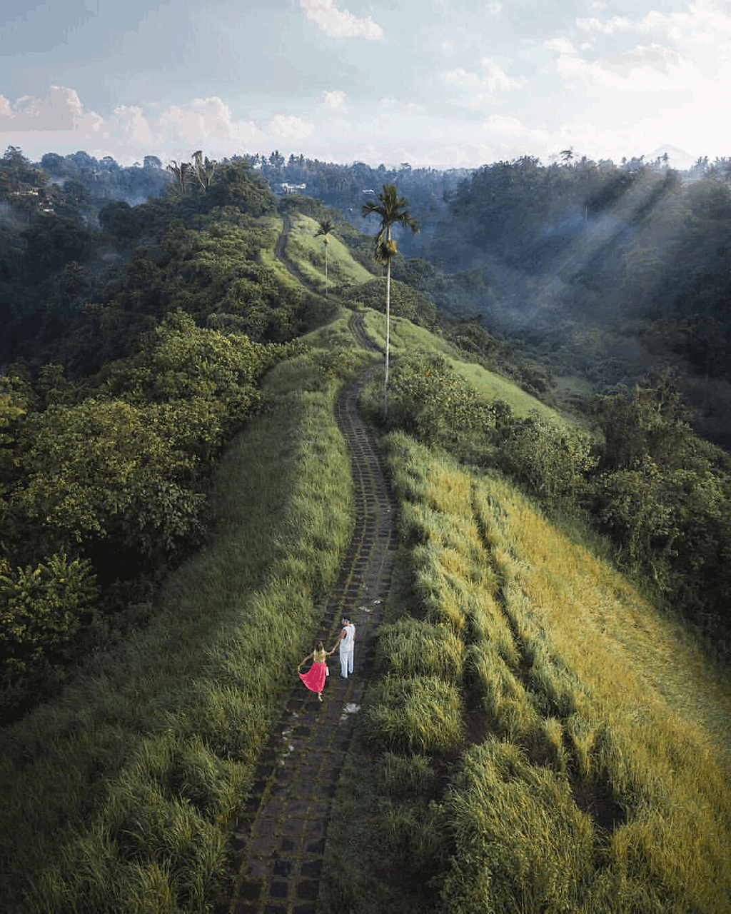 Bali is a scenic spot for couples who are looking to escape the crowd. 