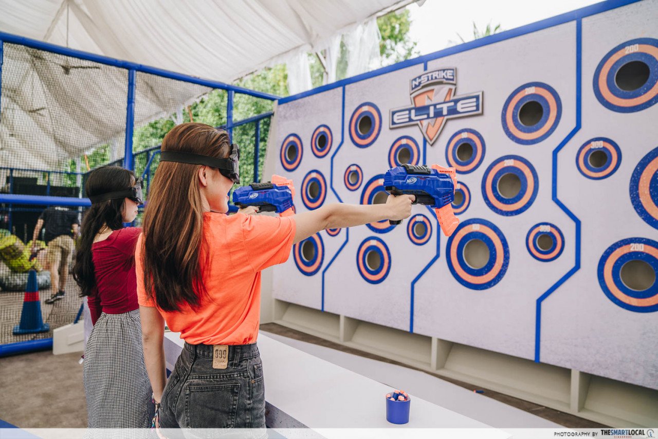 nerf nation challenge target area sentosa toybox