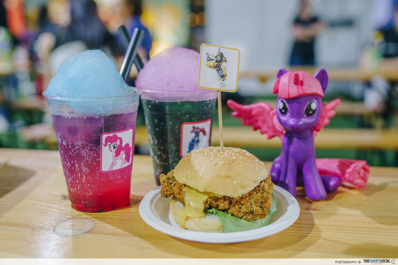 toybox by hasbro salted egg burger bumble bee my little pony sentosa