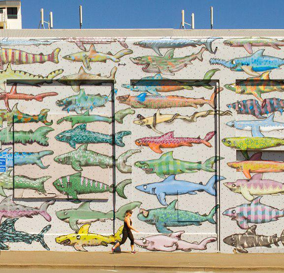 cable street shark wall