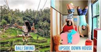 Bali Swing and Upside Down House