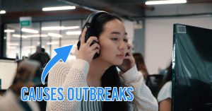 headphones causes outbreaks skincare