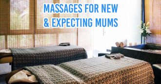 Massages and spas for new and expecting moms