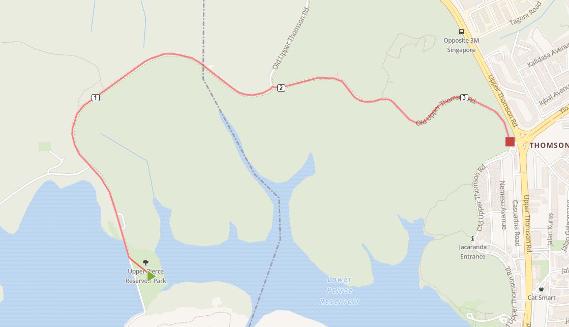 upper pierce reservoir route