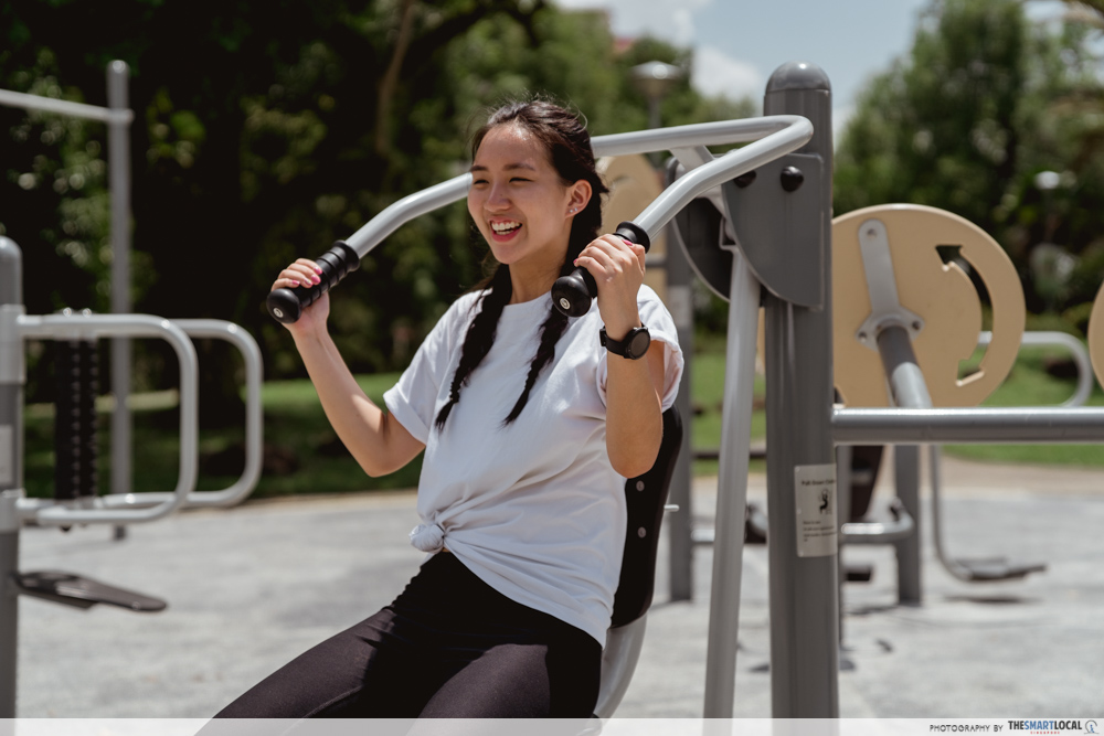 Yishun Neighbourhood Park exercise