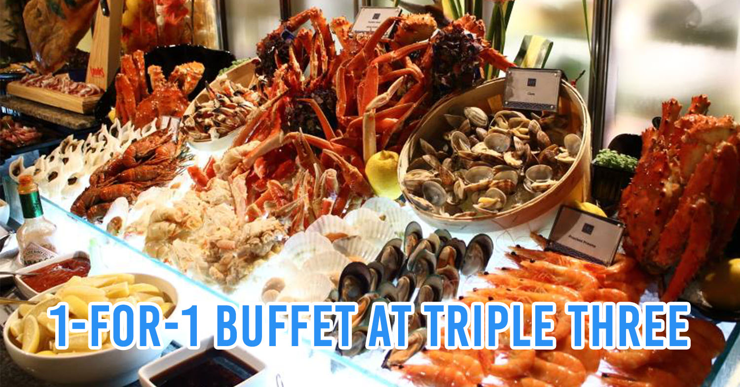 1-for-1 buffet promo at Triple Three