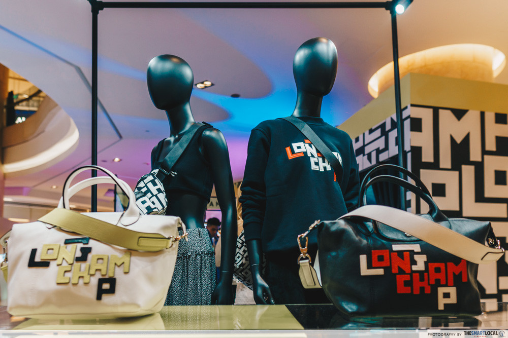 Outfits available at Longchamp's pop-up event