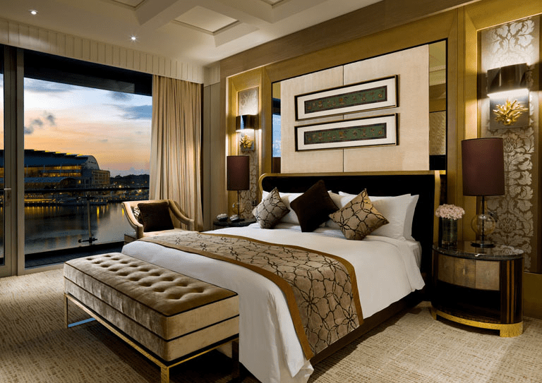 fullerton bay hotel presidential suite bedroom