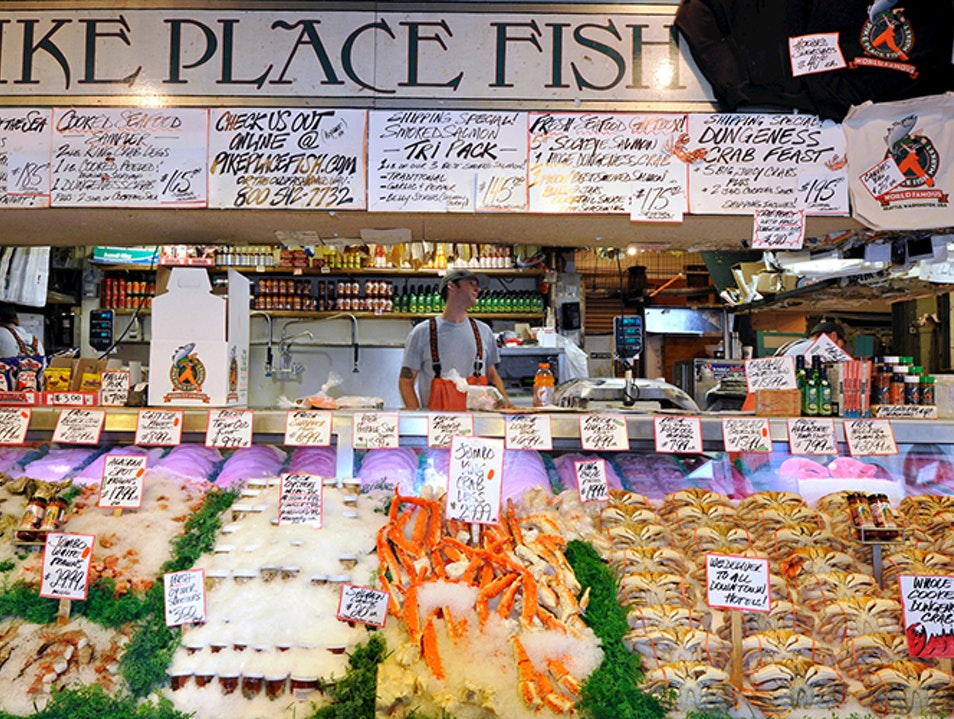 Seattle travel guide SIA - pike place fish market seafood