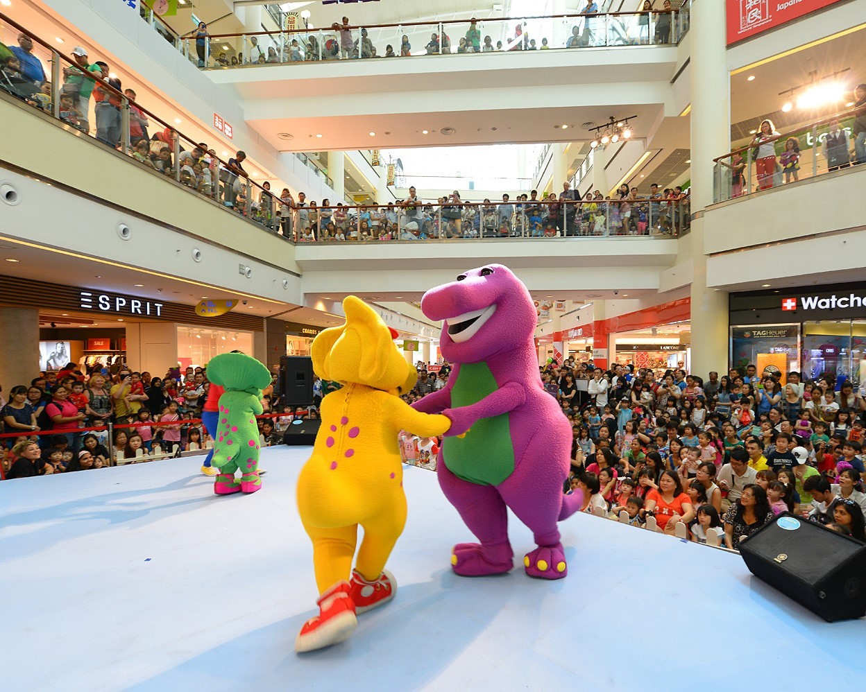 City Square Mall Has A Lineup Of Barney Activities And A Starlight Garden With Over 300,000 LED 