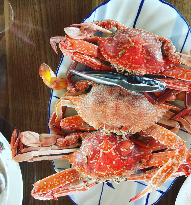 cheap batam seafood crab kopak jaya 007 kelong restaurant salted egg chill crab