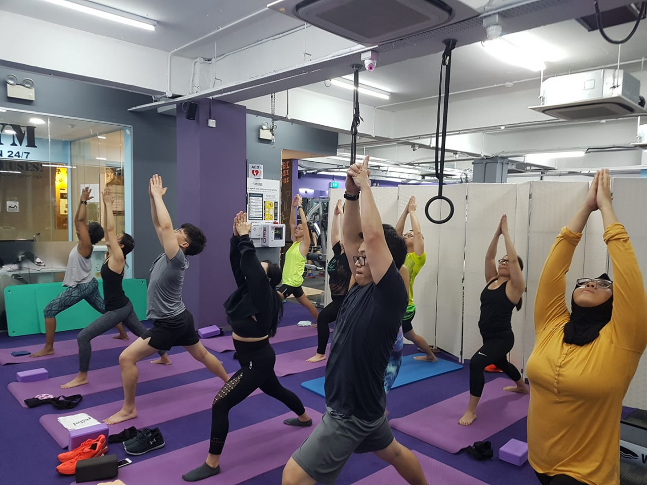 Anytime Fitness yoga classes