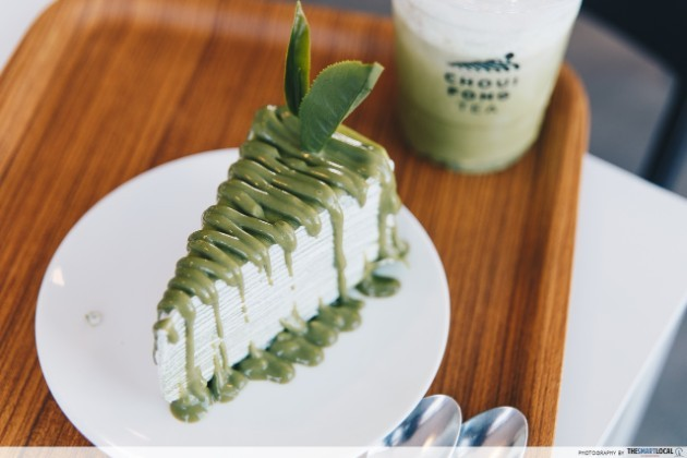 chui fong tea plantation matcha green tea chiang rai thailand airasia instagrammable green tea frappe crepe cake