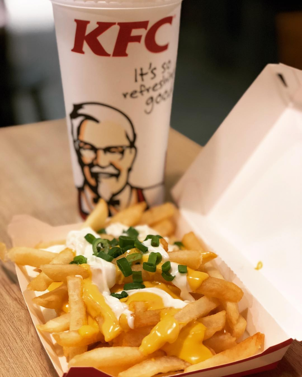 KFC cheese fries