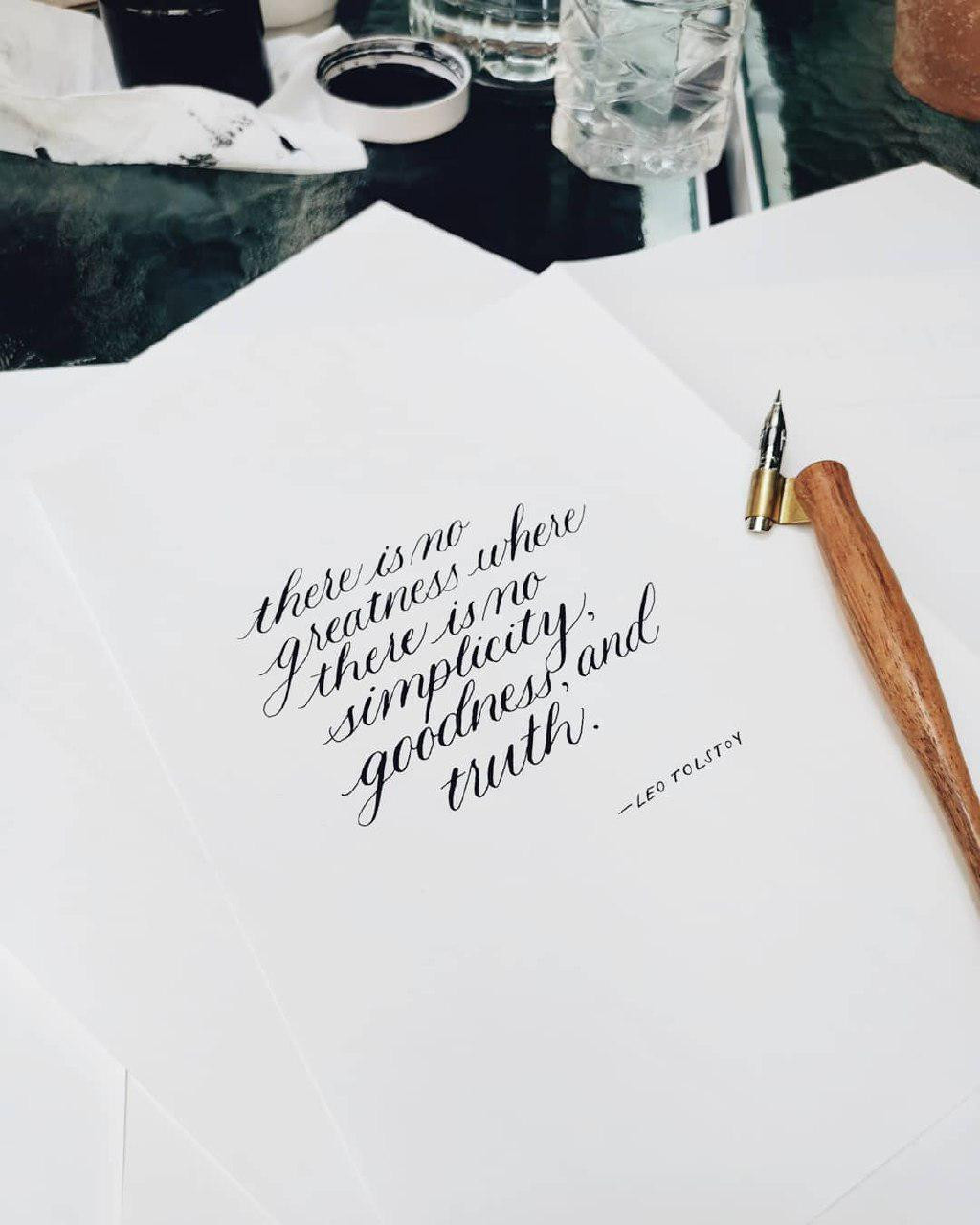 Modern Calligraphy workshop by The Letter J supply