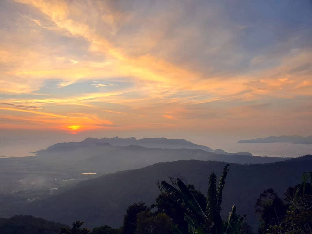 Sunset views at Mount Raya Langkawi