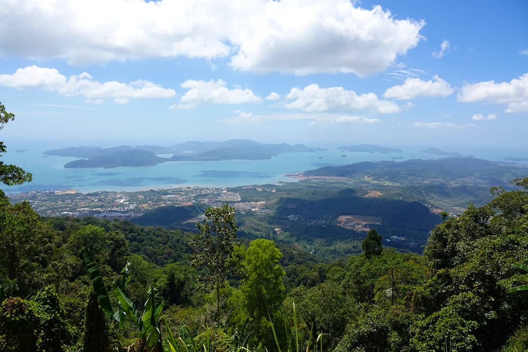 View from Mount Raya Langkawi peak