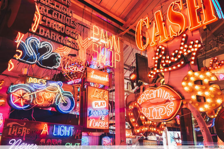 10 Secret Things To Do In London - Neon Lights Cafe, Underground Toilet ...