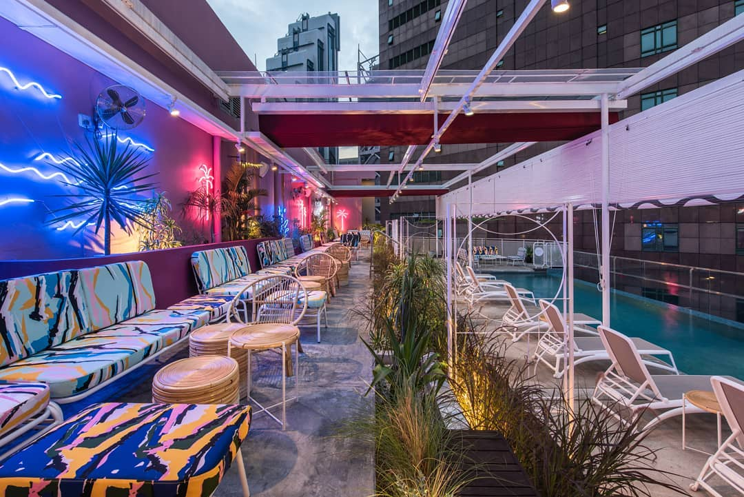 best rooftop bars in Kuala lumpur kl cheap drinks city views the swimming club kl