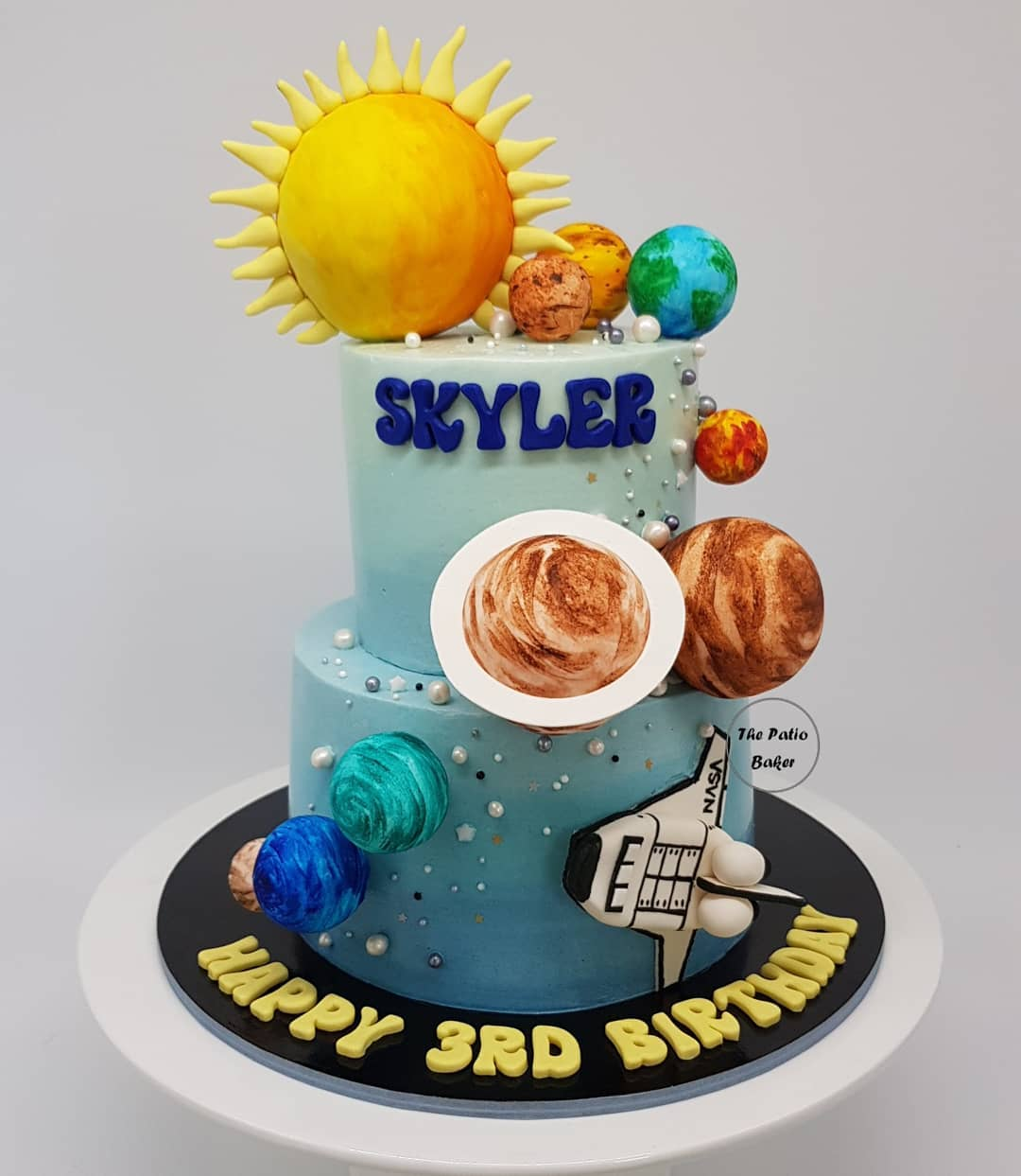 customised birthday cakes home baker singapore the patio baker