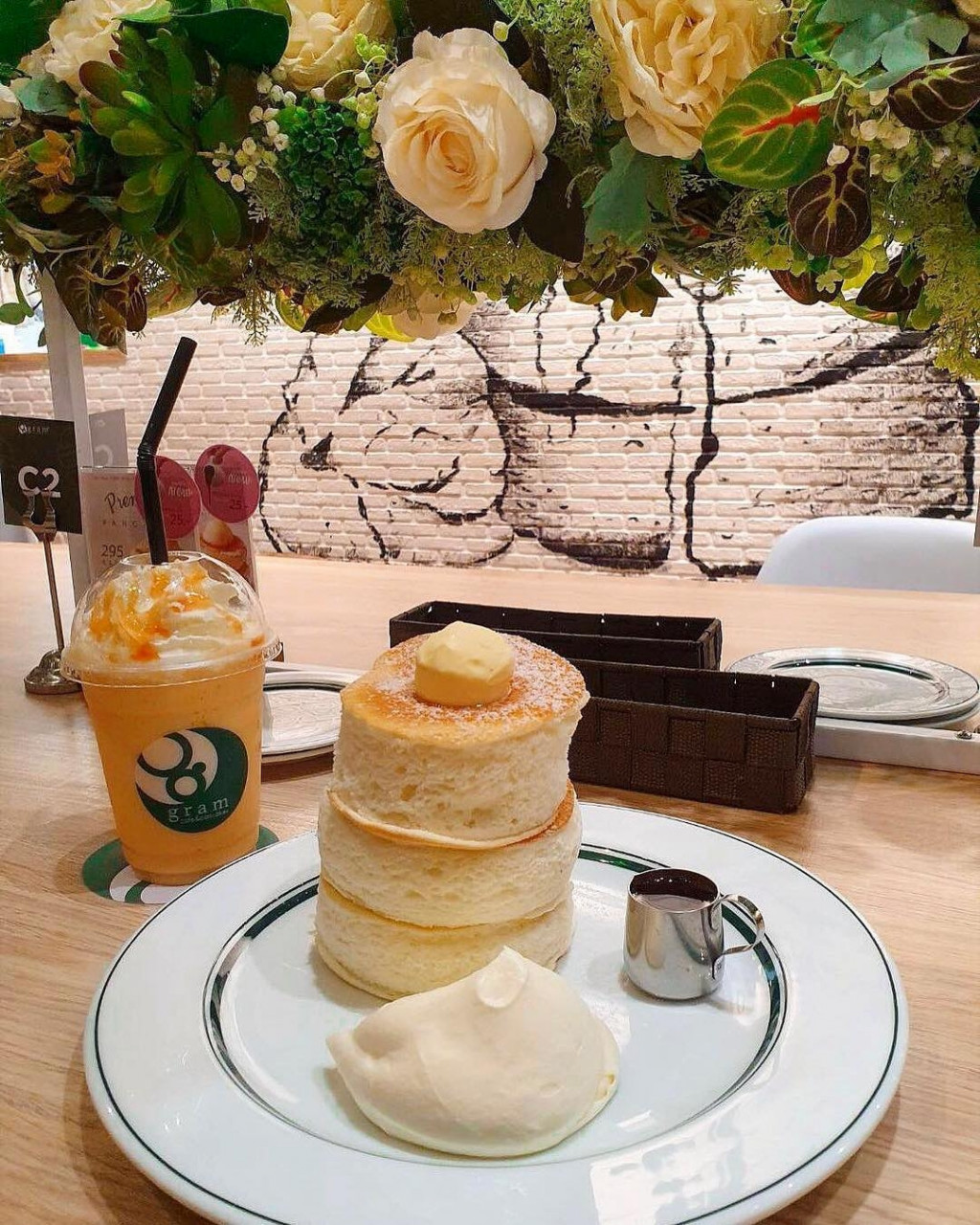Gram Cafe - souffle pancakes
