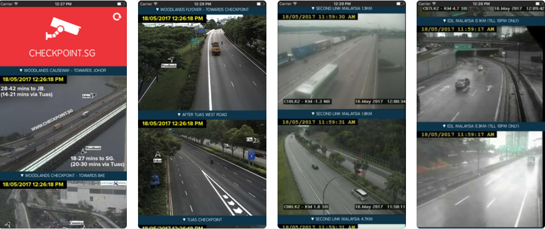 Screengrabs of Checkpoint.sg