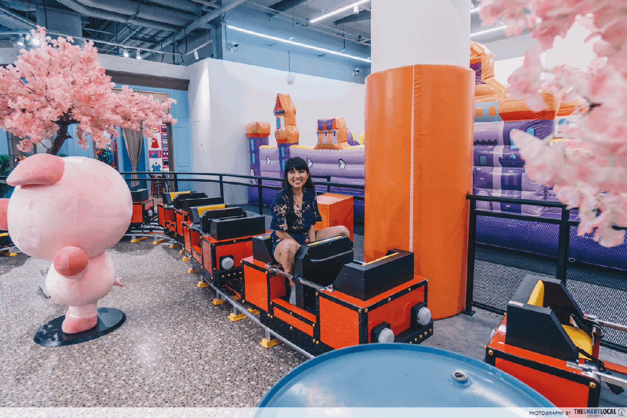 kiztopia indoor playground train